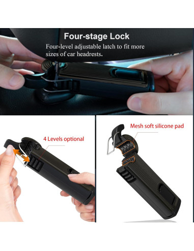 Gancho Organizador para Auto MOYONTE - Soporte Teléfono 360