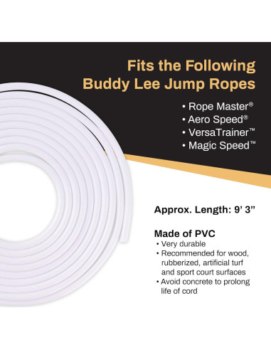 Cordón de Reemplazo Buddy Lee para Cuerdas de Salto - 2.87m