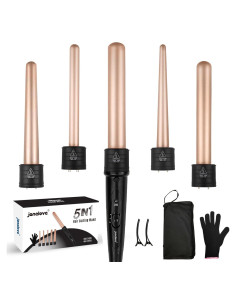 Rizador de Cabello 5 en 1 Janelove Cerámica Temperatura Ajustable