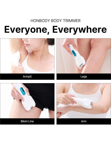 Epilador 5-en-1 Honbody HM-208 Inalámbrico para Piel Sensible
