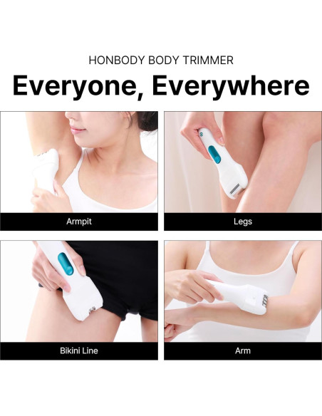 Epilador 5-en-1 Honbody HM-208 Inalámbrico para Piel Sensible