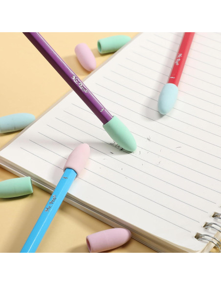 Borradores para lápices Mr. Pen, paquete de 120 colores pastel