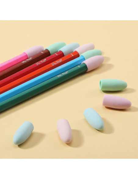 Borradores para lápices Mr. Pen, paquete de 120 colores pastel