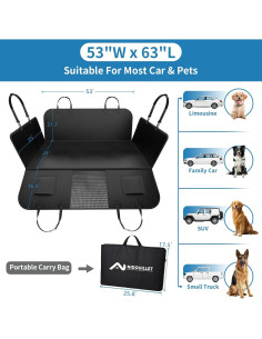 Extensor de Asiento Trasero para Perros Nidouillet - Grande 2