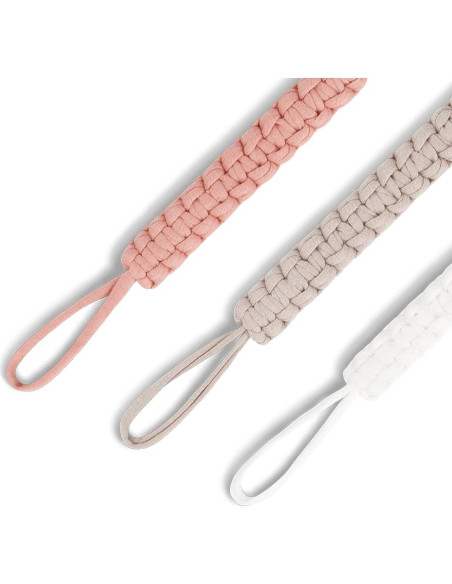 Clip de Chupete Kapihouse 23.4 cm Set 3 Unidades Niña