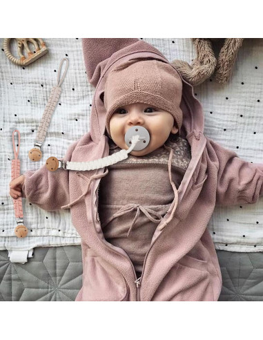 Clip de Chupete Kapihouse 23.4 cm Set 3 Unidades Niña