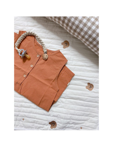 Clip de Chupete Kapihouse 23.4 cm Set 3 Unidades Niña