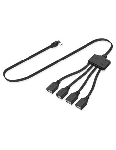 Cable Divisor USB C 4 en 1 Shenzhenshijin 0.5m OTG 90