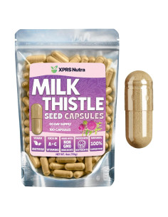 Cápsulas de Cardo Mariano XPRS Nutra 1000 mg - 180 Unidades