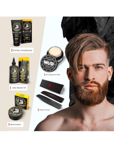 Kit Completo de Cuidado de Barba Bossman - 5 Piezas