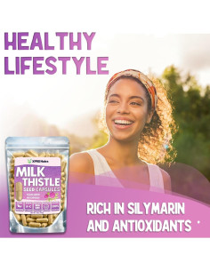 Cápsulas de Cardo Mariano XPRS Nutra 1000 mg - 180 Unidades 2