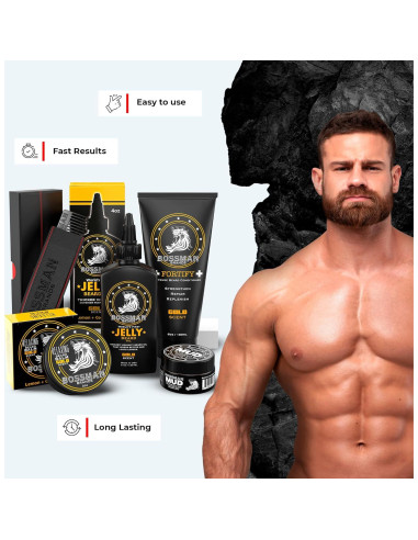 Kit Completo de Cuidado de Barba Bossman - 5 Piezas