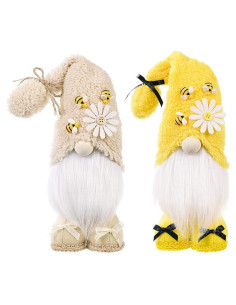 Gnomos de Abeja Amarillos 25.4 cm - Decoración de Verano