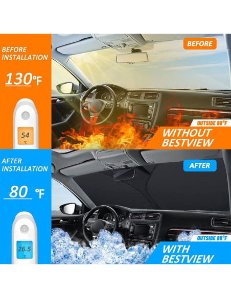 Protector Solar Parabrisas Ford F-250 F-350 2008-2016 Mejor Vista Protector Solar Parabrisas Ford F-250 F-350 2008-2016 Mejor Vista