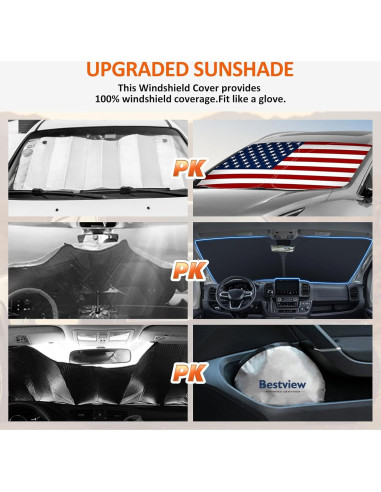 Protector Solar Parabrisas Ford F-250 F-350 2008-2016 Mejor Vista