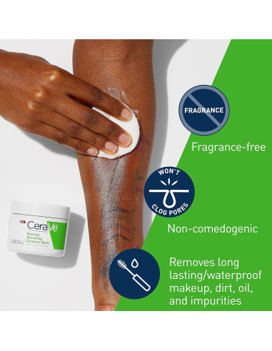 Bálsamo Limpiador Desmaquillante CeraVe 36.8g Ceramidas Jojoba