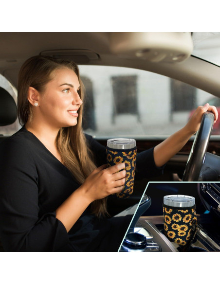 Manga de neopreno aislante AJLTPA para taza 20oz Floral