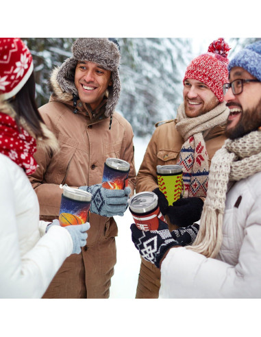 Manga de neopreno aislante AJLTPA para taza 20oz Floral