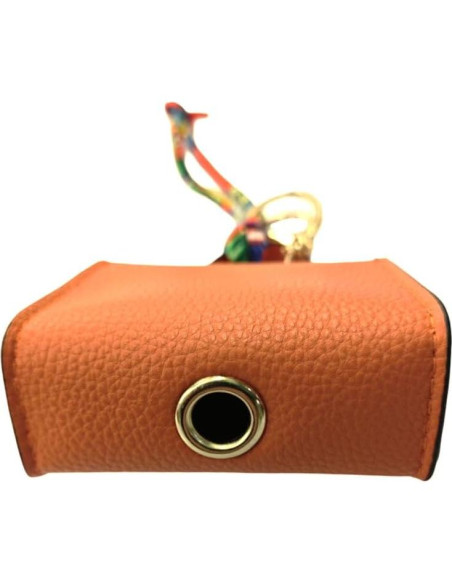 Soporte para bolsas de excremento de perro Everything Chic Naranja