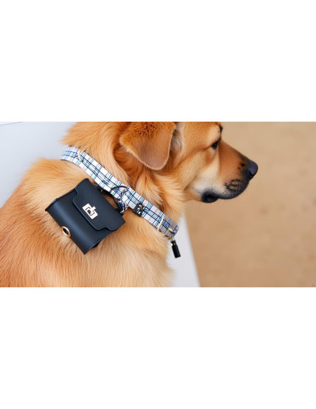 Soporte para bolsas de excremento de perro Everything Chic Naranja