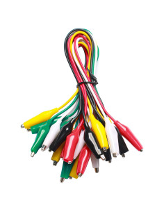 Juego de Cables de Prueba WGGE WG-026 10 Piezas 5 Colores 52 cm