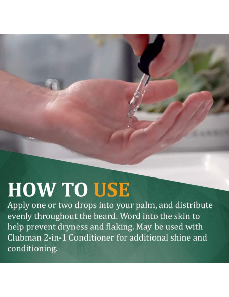 Aceite para Barba Clubman Pinaud 2x28ml Hidratante