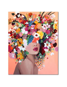 Pintar por Números TUMOVO 40x50 cm Flores para Adultos