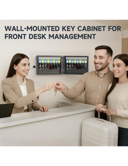 Caja de Llaves WeHere con Cerradura de Combinación 16 Llaves