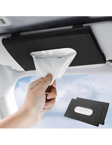 Soporte de Tejidos para Auto BIPROS 2 Paquetes Negro