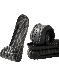 Plantillas 4D Cloud para Mujeres - Comodidad y Soporte Todo Negro 2