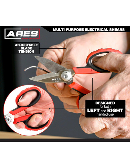 Tijeras Multiusos ARES 70105 - Acero Inoxidable 14 cm