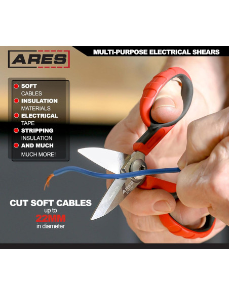 Tijeras Multiusos ARES 70105 - Acero Inoxidable 14 cm