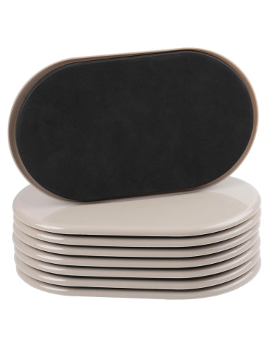 Deslizadores de Muebles 8PCS Nueva Espacio 24.1x14.6cm Beige
