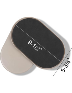 Deslizadores de Muebles 8PCS Nueva Espacio 24.1x14.6cm Beige 2