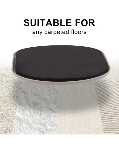 Deslizadores de Muebles 8PCS Nueva Espacio 24.1x14.6cm Beige