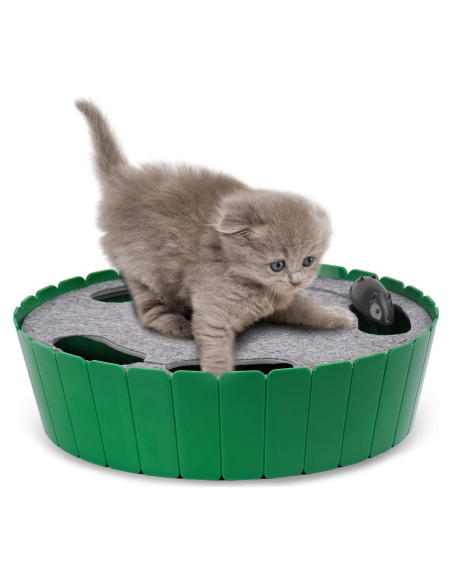 Juguete Interactivo para Gatos Pawaboo Verde - Ratón Automático