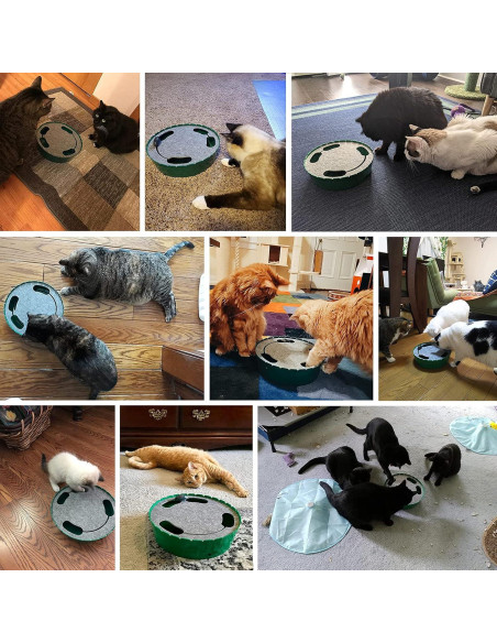 Juguete Interactivo para Gatos Pawaboo Verde - Ratón Automático