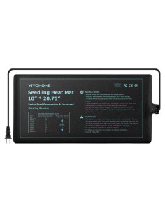 Almohadilla Térmica VIVOHOME 20W para Plántulas 25.4x52.7cm