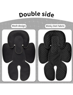 Soporte de cabeza para auto WINGHENLEE 2 en 1 para bebés 2