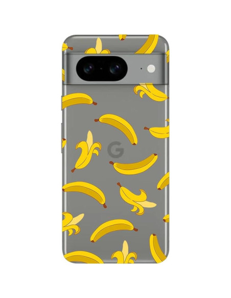 Funda Blingy's para Google Pixel 8 - TPU Transparente Plátano