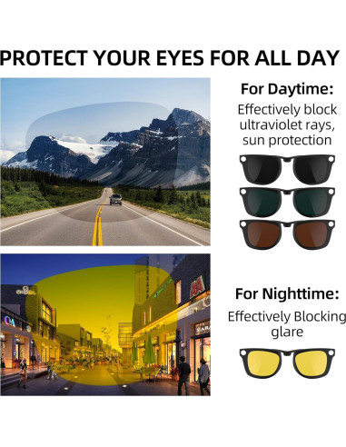 Clip Polarizado RCstyle para Ray-Ban Wayfarer 4 Piezas