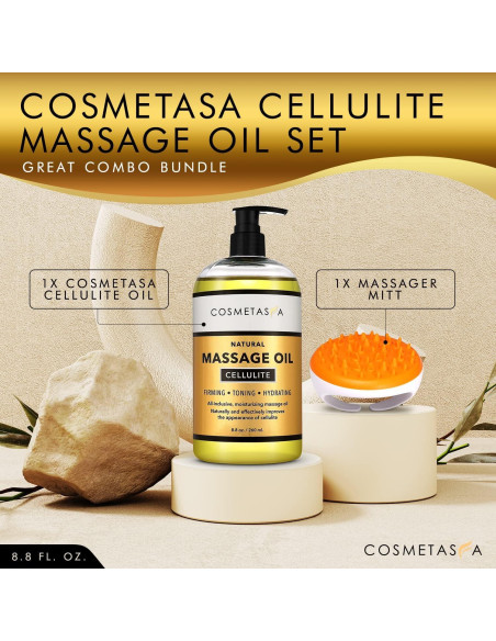 Aceite de Masaje Anticelulitis Cosmetasa 248 ml - Natural y Hidratante