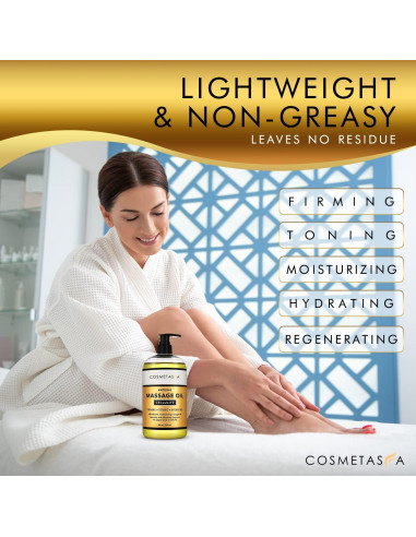 Aceite de Masaje Anticelulitis Cosmetasa 248 ml - Natural y Hidratante