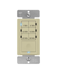 Interruptor Temporizador Enerlites HET06A-R Marfil 1-30 Min