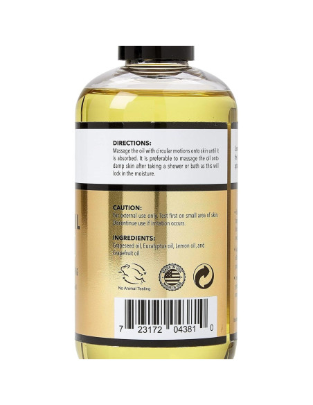 Aceite de Masaje Anticelulitis Cosmetasa 248 ml - Natural y Hidratante