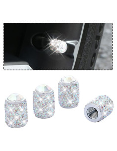 Tapas de Válvula Bling Zipelo - Paquete de 4 - Color AB