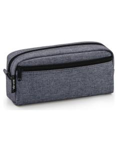 Estuche de Lápices xincx Gris Oscuro Gran Capacidad 20x6.3 cm