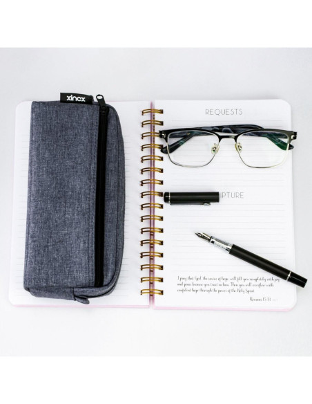 Estuche de Lápices xincx Gris Oscuro Gran Capacidad 20x6.3 cm Estuche de Lápices xincx Gris Oscuro Gran Capacidad 20x6.3 cm