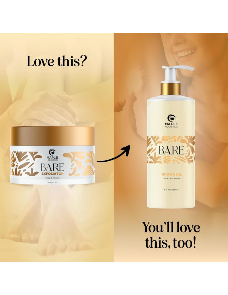 Exfoliante Pre Afeitado Bare Maple Holistics 236 ml - Vello Encarnado
