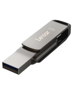 Unidad Flash Lexar 64GB D400 USB 3.1 Tipo-C y Tipo-A